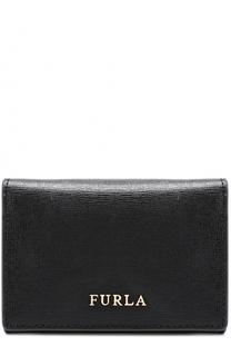 Кожаный кошелек с логотипом бренда Furla