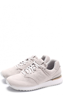 Замшевые кроссовки 745 на шнуровке New Balance