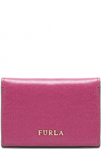 Кожаный кошелек с логотипом бренда Furla