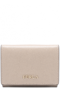 Кожаный кошелек с логотипом бренда Furla