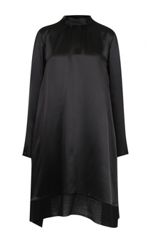 Шелковое мини-платье свободного кроя Ann Demeulemeester