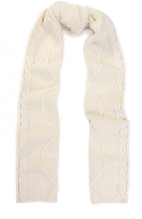 Шерстяной шарф фактурной вязки Colombo