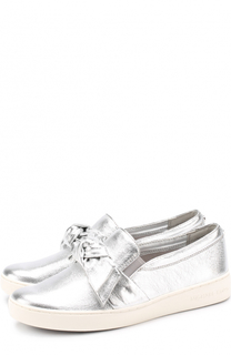 Слипоны Willa из металлизированной кожи MICHAEL Michael Kors