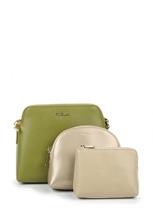 Комплект косметичка, кошелек и сумка Furla