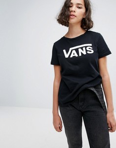 Черная футболка с логотипом Vans - Черный