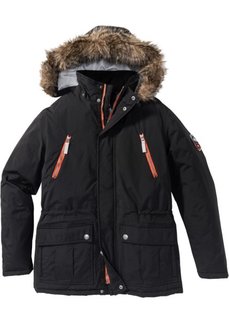 Куртка-парка Regular Fit на ватной подкладке (черный) Bonprix