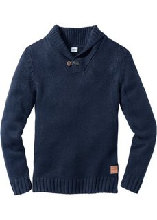 Пуловер (темно-синий) Bonprix