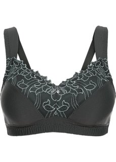 Разгрузочный бюстгальтер без косточек, чашка D (антрацитовый/нейтрально-серый) Bonprix