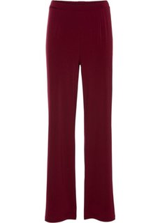 Брюки с разрезами (кленово-красный/черный) Bonprix