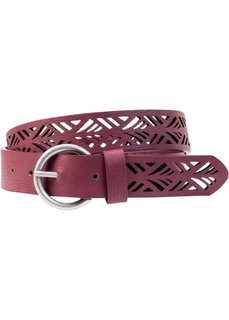 Ремень с перфорацией (ягодный матовый) Bonprix
