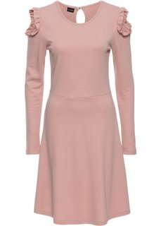 Платье с вырезами на плечах (винтажно-розовый) Bonprix