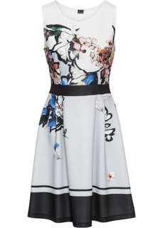 Платье с цветочным принтом (коралловый с рисунком) Bonprix