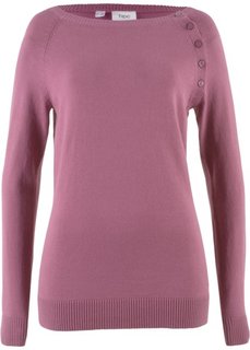 Тонкий пуловер для базового гардероба (ягодный матовый) Bonprix