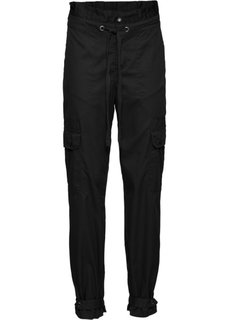 Брюки-карго (черный) Bonprix