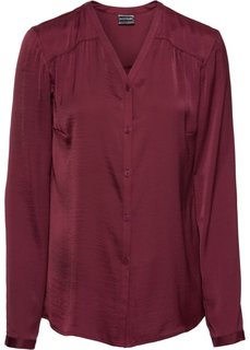 Сатиновая блузка (кленово-красный) Bonprix