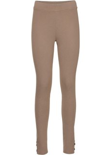 Легинсы из плотного трикотажа (серо-коричневый) Bonprix