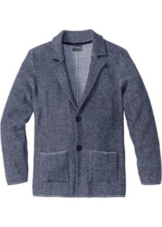 Вязаный пиджак-сакко Regular Fit (темно-синий меланж) Bonprix