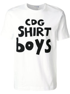 футболка с надписью Comme Des Garçons Shirt