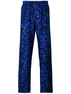 пижамные брюки с принтом в стиле "барокко" Versace