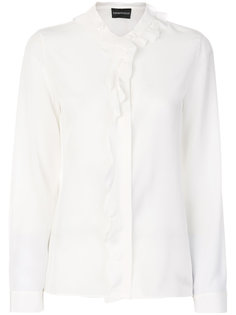 ruffled trim shirt Emporio Armani