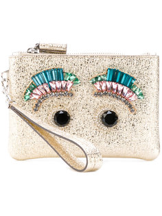 клатч eyes Anya Hindmarch