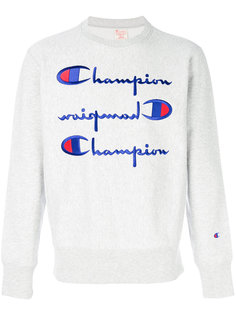 толстовка с принтом логотипа Champion