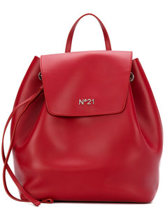 logo plaque drawstring backpack Nº21