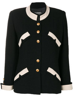 monochrome jacket Chanel Vintage