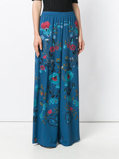 embroidered wide leg trousers Red Valentino