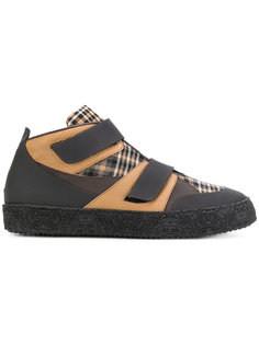 plaid panel sneakers Antonio Marras