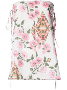 strapless trapeze top Marni