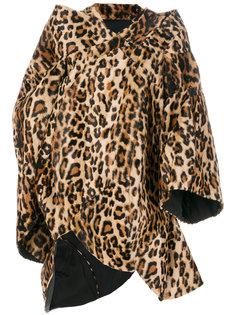 oversized leopard print coat Junya Watanabe Comme Des Garçons