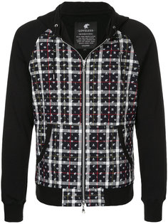 checked panel hoodie  Loveless