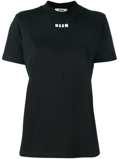 футболка с логотипом  MSGM