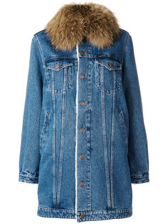 denim parka jacket Forte Couture