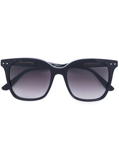 солнцезащитные очки в объемной оправе Bottega Veneta Eyewear