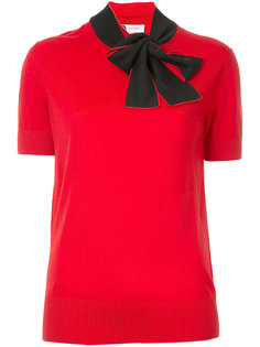 tie-neck knitted top Lanvin