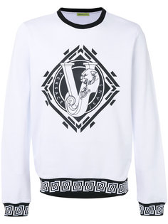 long sleeved logo T-shirt Versace Jeans