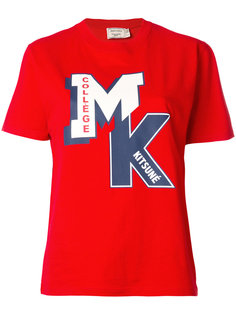 футболка MK College Maison Kitsuné