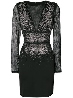 приталенное платье с заклепками  Just Cavalli