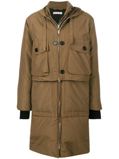padded layered coat Marni