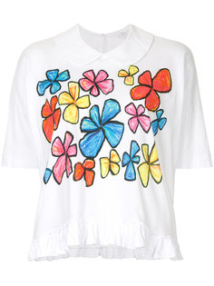 футболка с цветочным принтом Comme Des Garçons