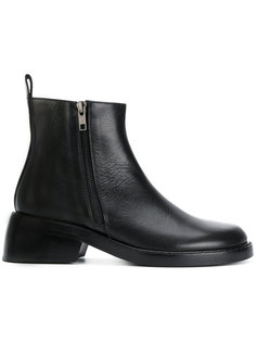 chunky heeled ankle boots Ann Demeulemeester
