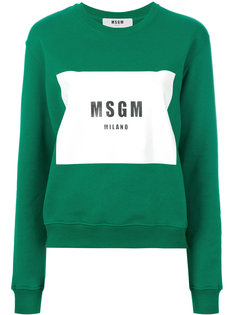 толстовка с логотипом  MSGM