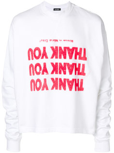 printed sweatshirt  Raf Simons