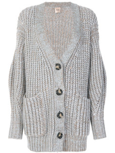 cable knit cardigan Nude