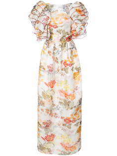 floral print puff sleeve dress Rosie Assoulin