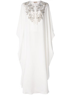 платье-туника с цветочной вышивкой  Emilio Pucci