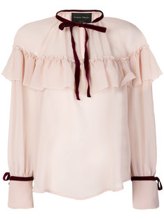 блузка с оборкой  Christian Pellizzari