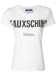 футболка Fauxschino Moschino